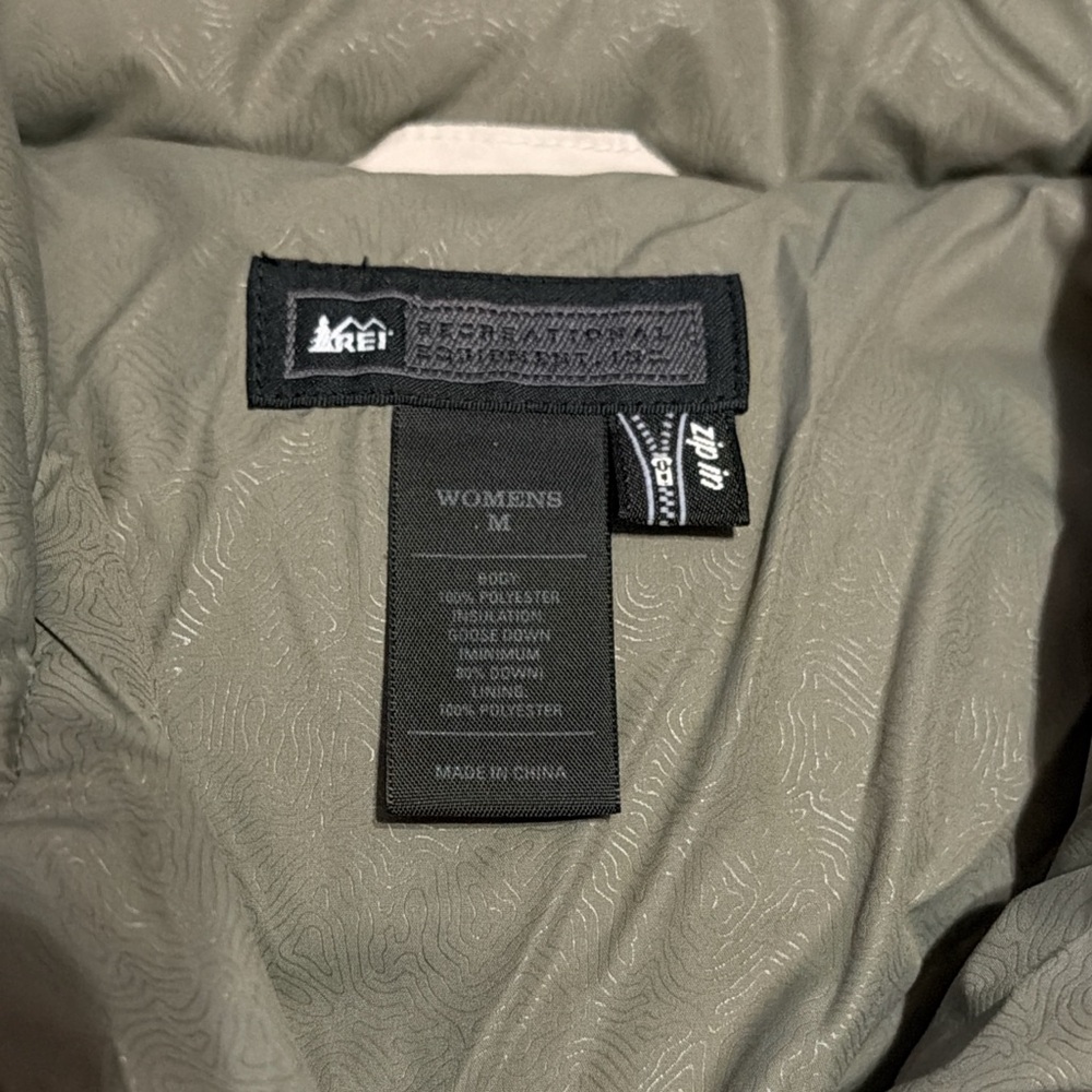 Women's REI Goose Down Puffer Coat - Picture 4 of 8